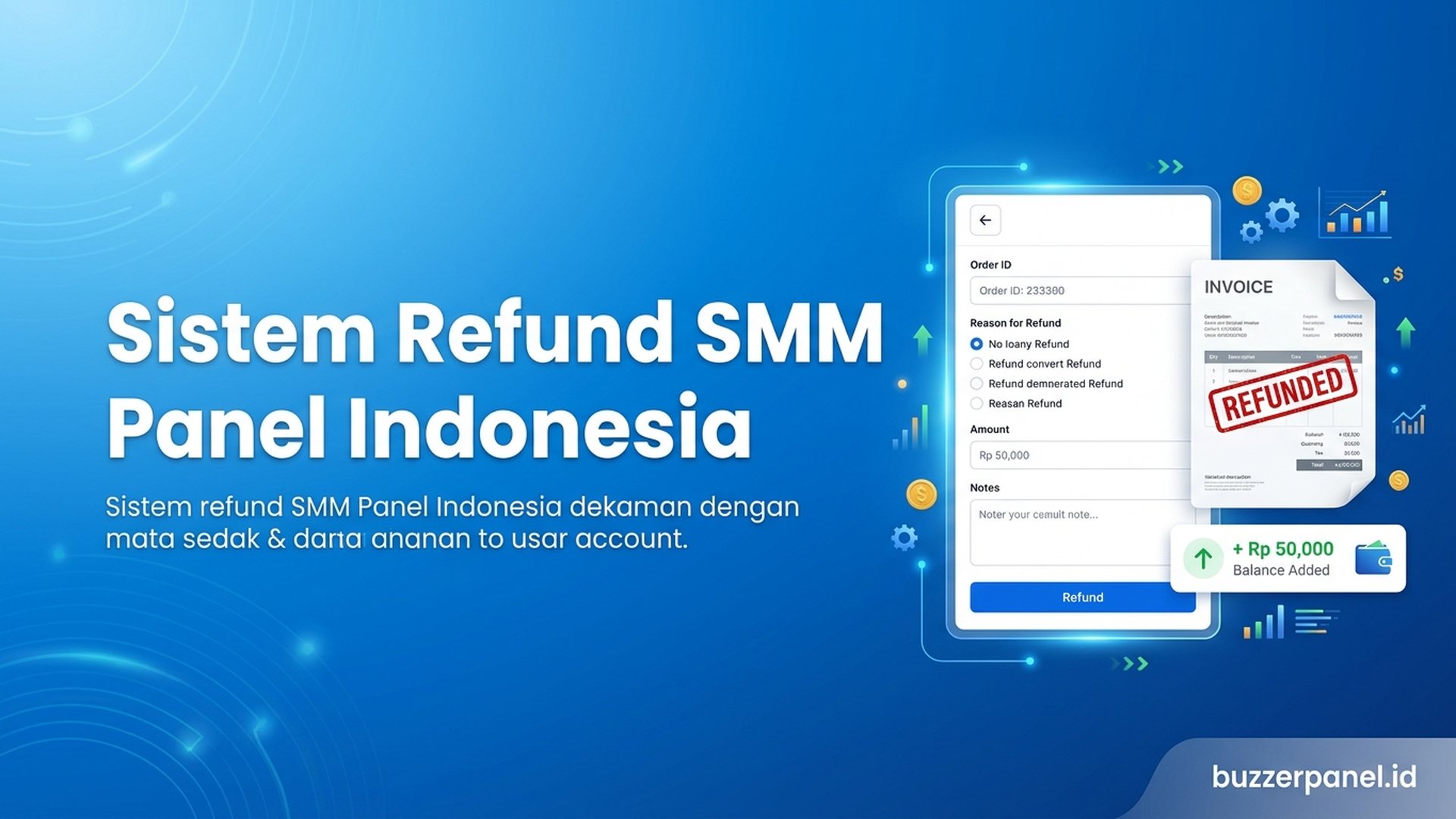 sistem refund smm panel - 5 kondisi berlaku dan proses