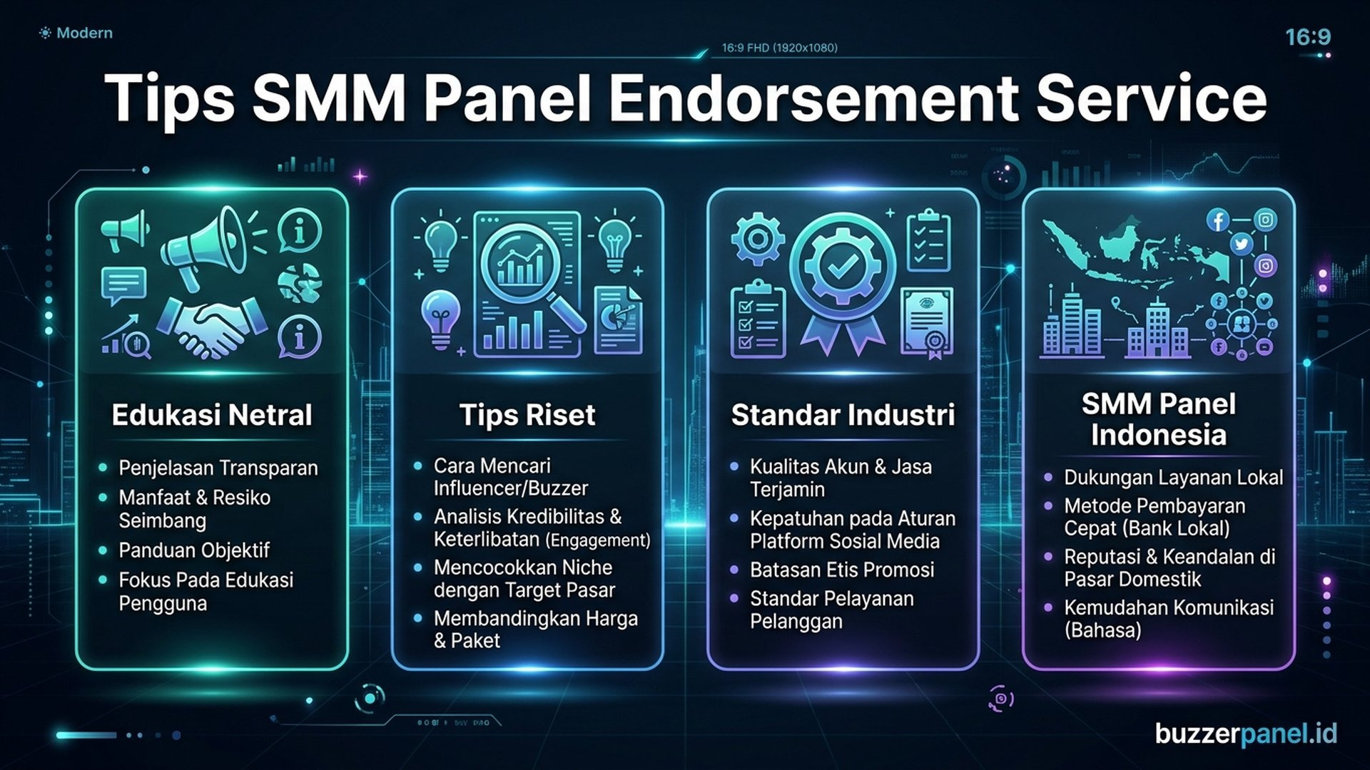 Smm Panel Untuk Endorsement Service - Tips Evaluasi | Buzzerpanel.id Smm Panel Untuk Endorsement Service infografis tips