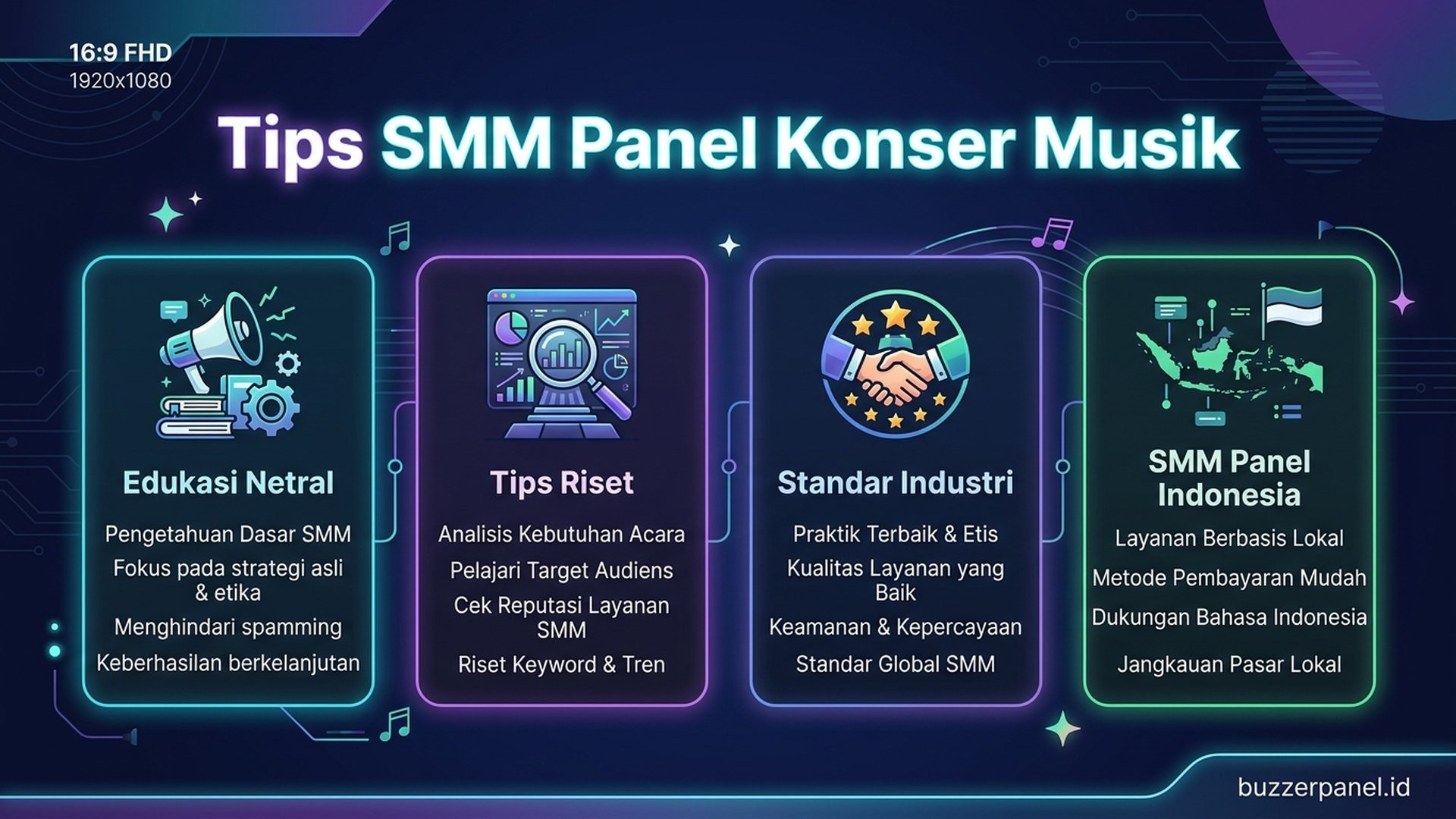 Smm Panel Untuk Konser Musik infografis tips