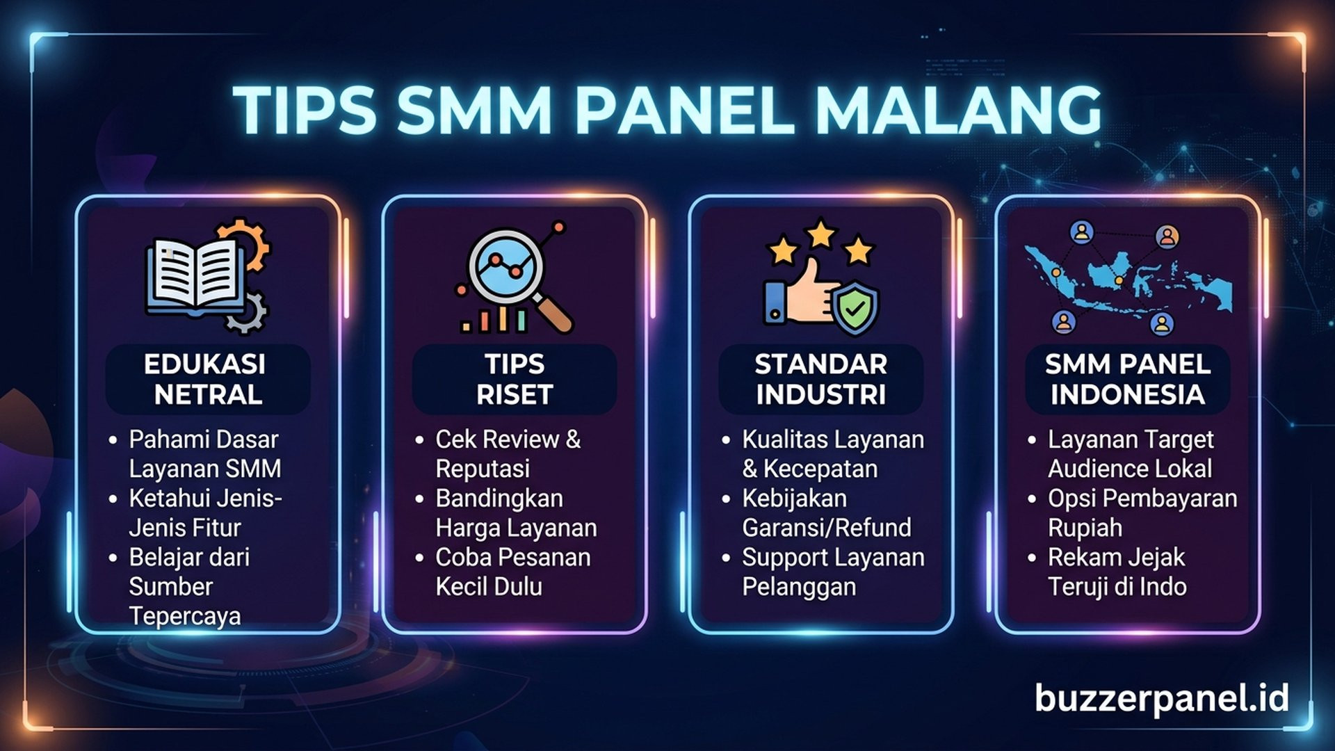 Smm Panel Malang - Tips Evaluasi | Buzzerpanel.id Smm Panel Malang infografis tips