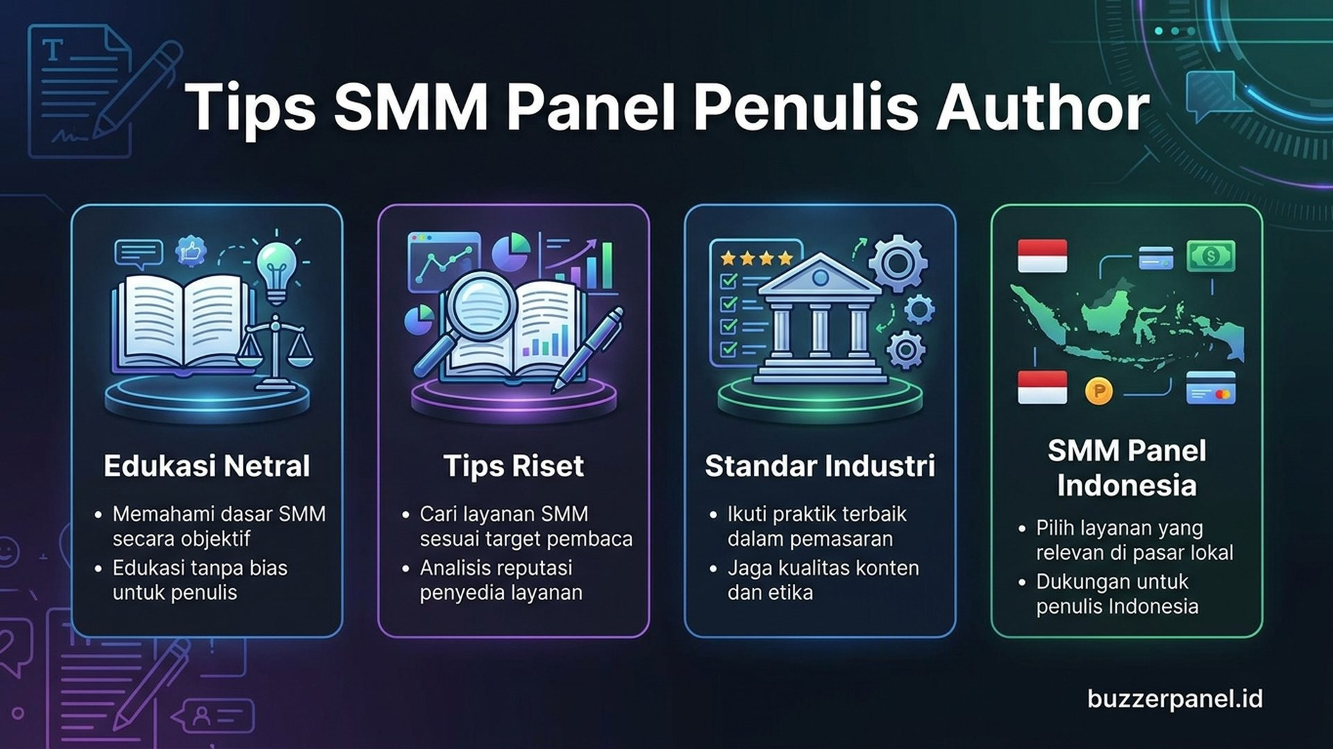 Smm Panel Untuk Penulis Author infografis tips