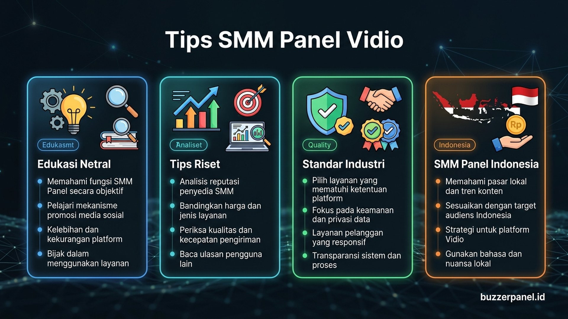 Smm Panel Vidio - Tips Evaluasi | Buzzerpanel.id Smm Panel Vidio infografis tips