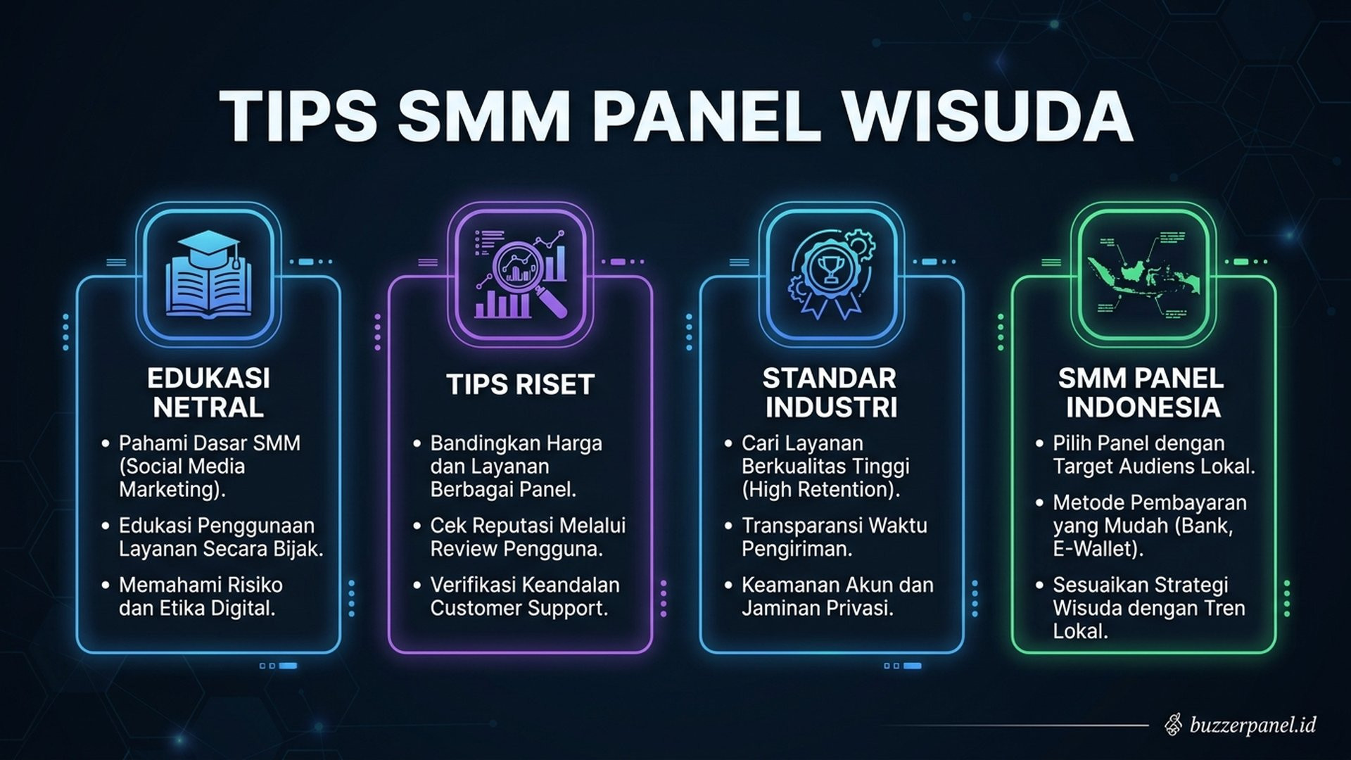 Smm Panel Untuk Wisuda - Tips Evaluasi | Buzzerpanel.id Smm Panel Untuk Wisuda infografis tips