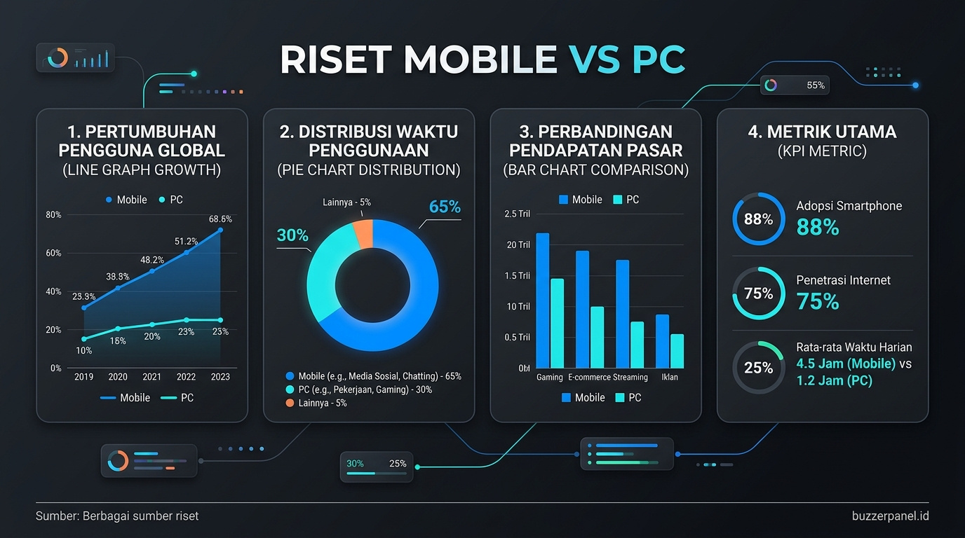 Riset Prediksi Mobile Vs Pc Gaming Indonesia 2026 Data Data visualization Prediksi Mobile Vs Pc Gaming Indonesia 2026
