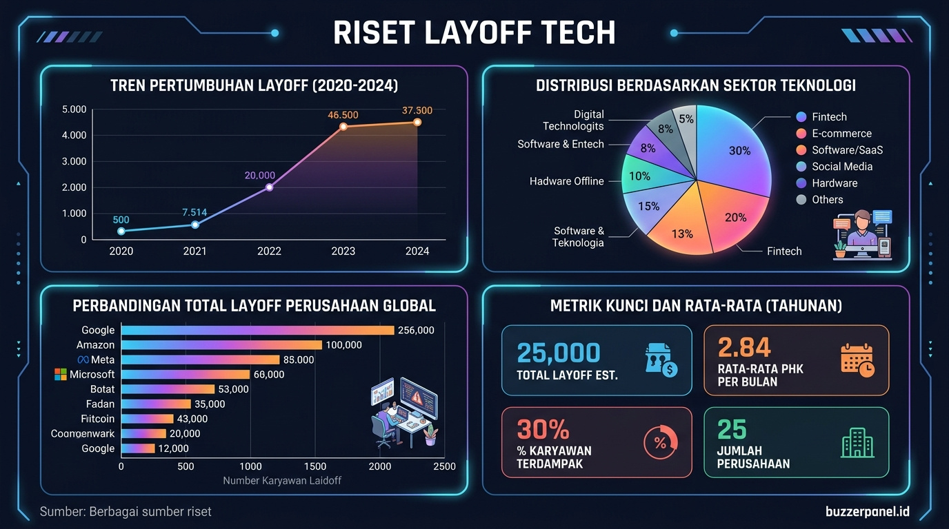 Data visualization Prediksi Layoff Tech Indonesia 2026