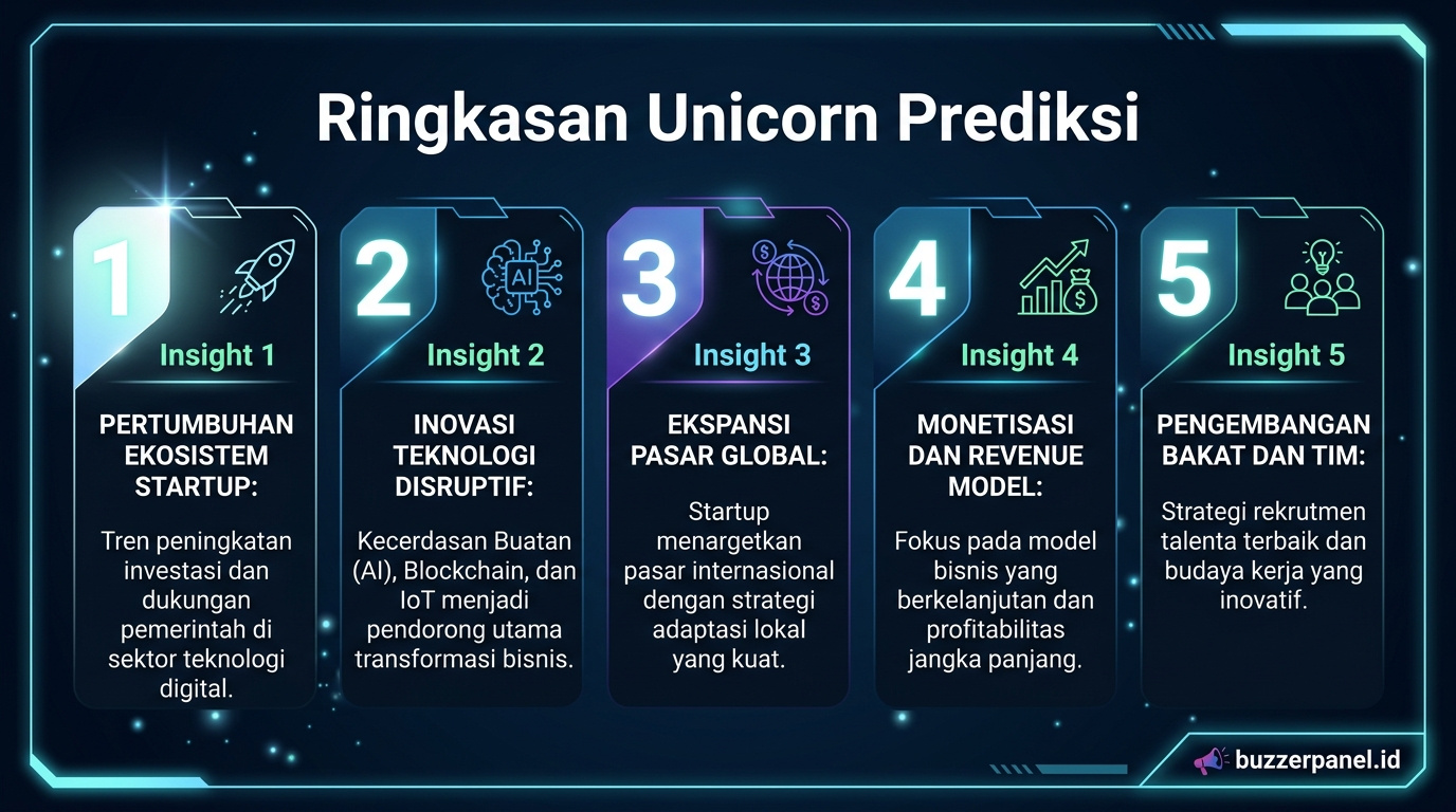 Ringkasan insight Prediksi Startup Unicorn Indonesia 2026