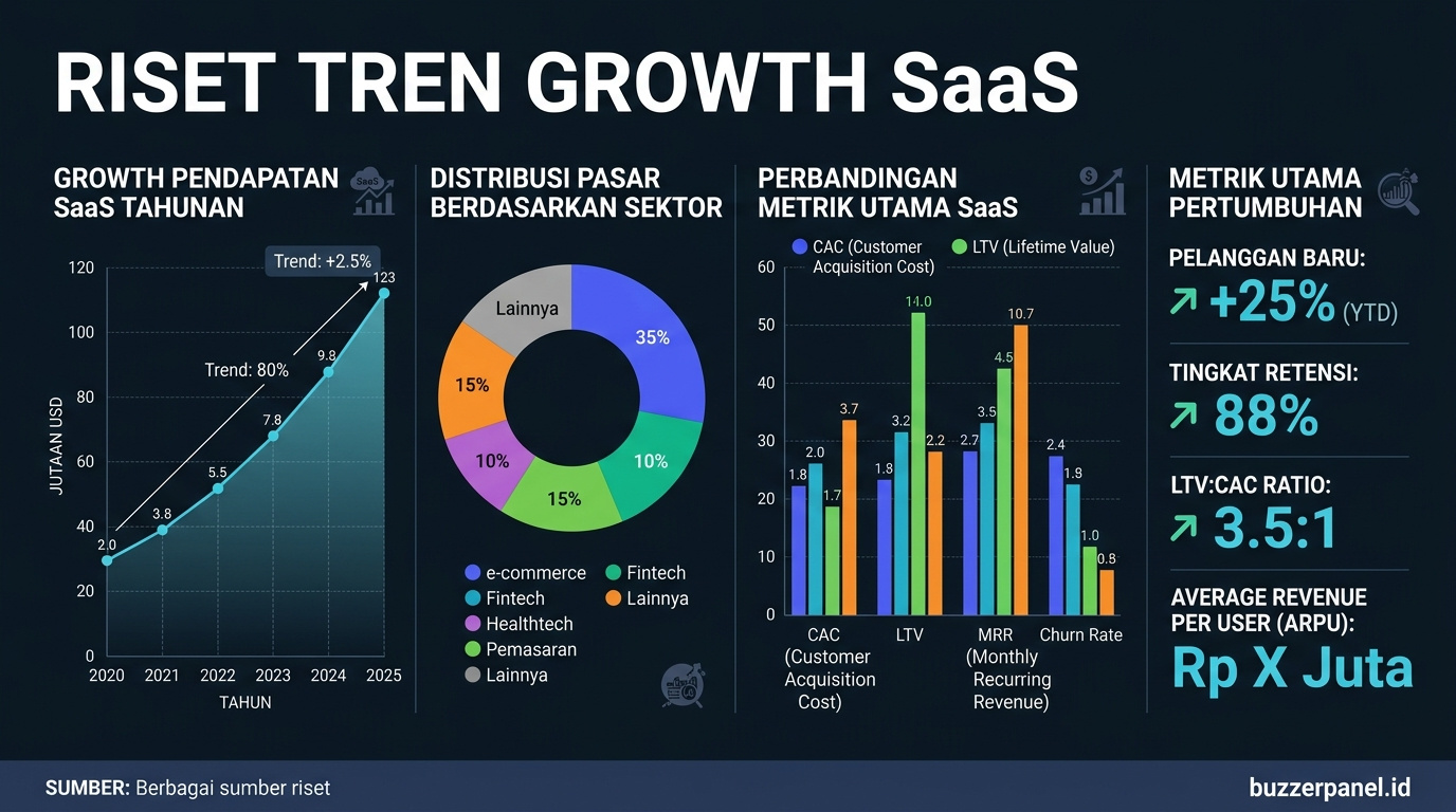 Data visualization Tren Growth Marketing Saas Indonesia 2026