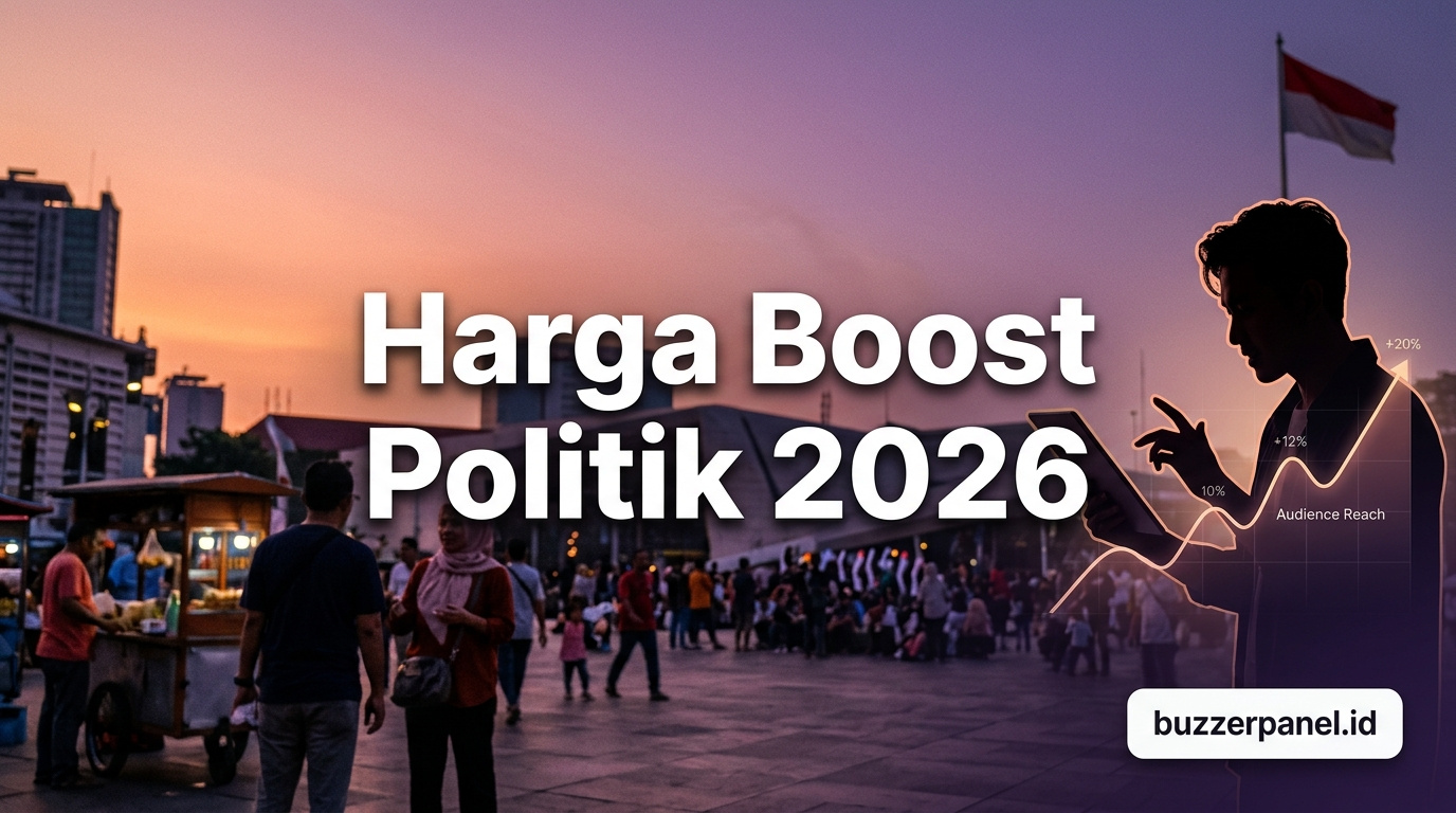 Harga Jasa Boost Konten Politik Indonesia 2026 – Breakdown