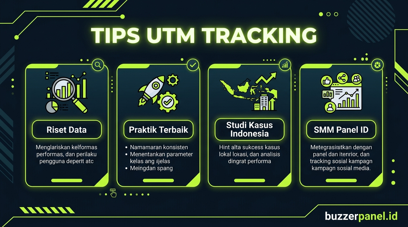 Infografik tips Utm Parameter Tracking Sosmed