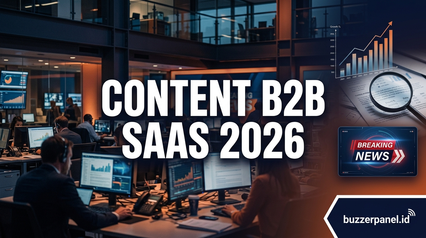 Ilustrasi Content Marketing B2b Saas Indonesia 2026 - Content B2B SaaS