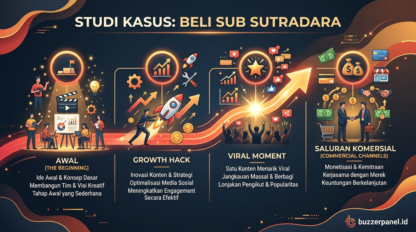 Timeline storytelling Beli Subscriber Youtube Sutradara 2026