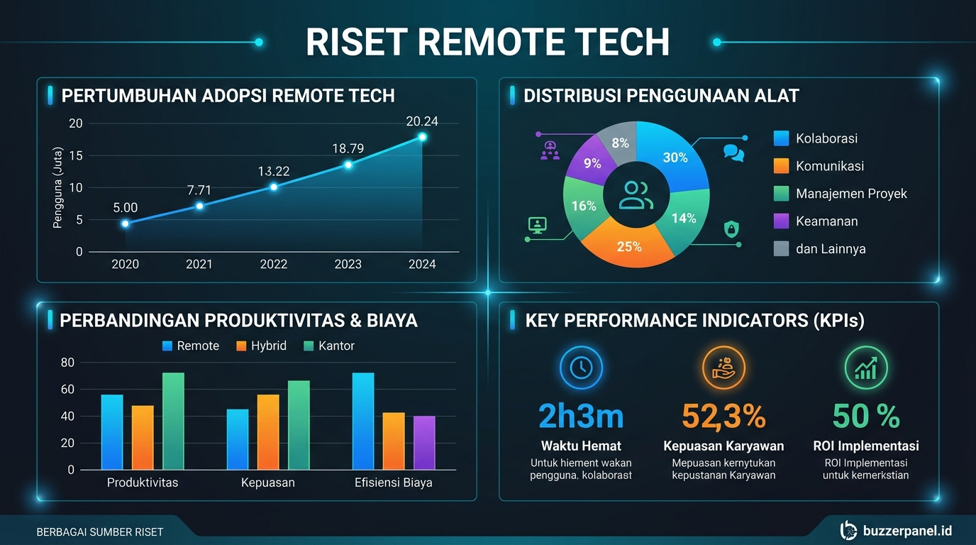 Riset Tren Remote Work Tech Indonesia 2026 Data Data visualization Tren Remote Work Tech Indonesia 2026