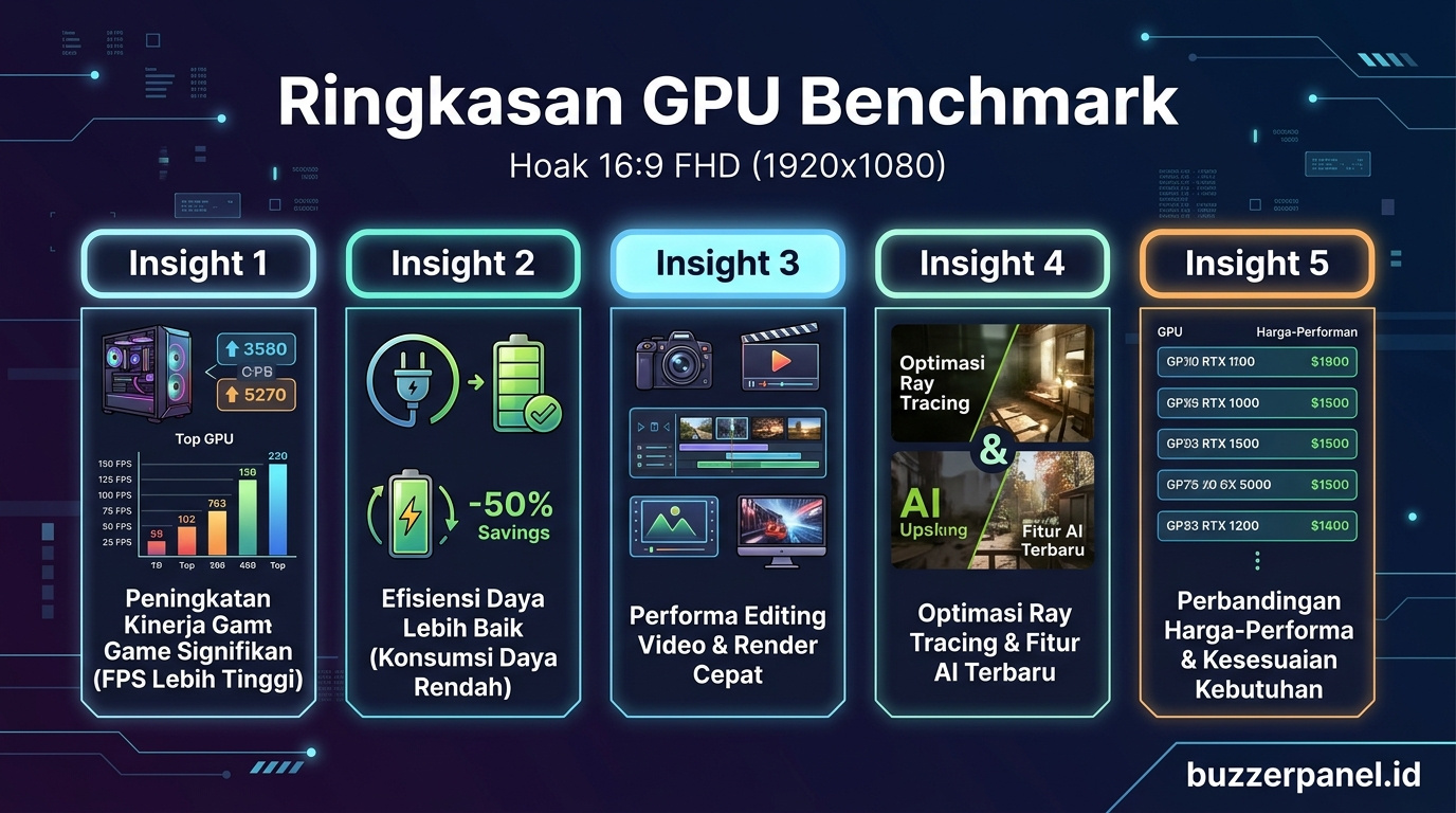 Ringkasan insight Setting Gpu Benchmark Streaming 2026