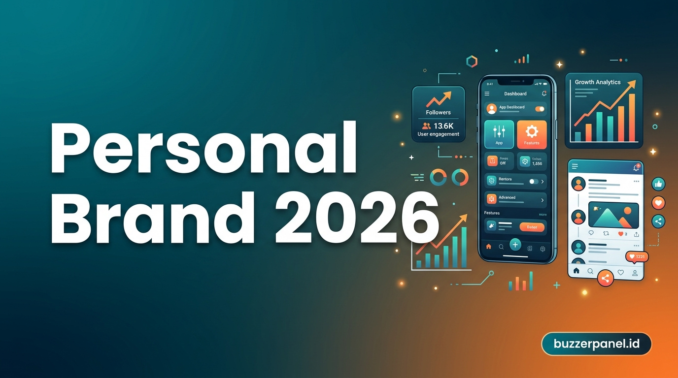 Ilustrasi Personal Brand Linkedin Profesional 2026 - Personal Brand BuzzerPanel