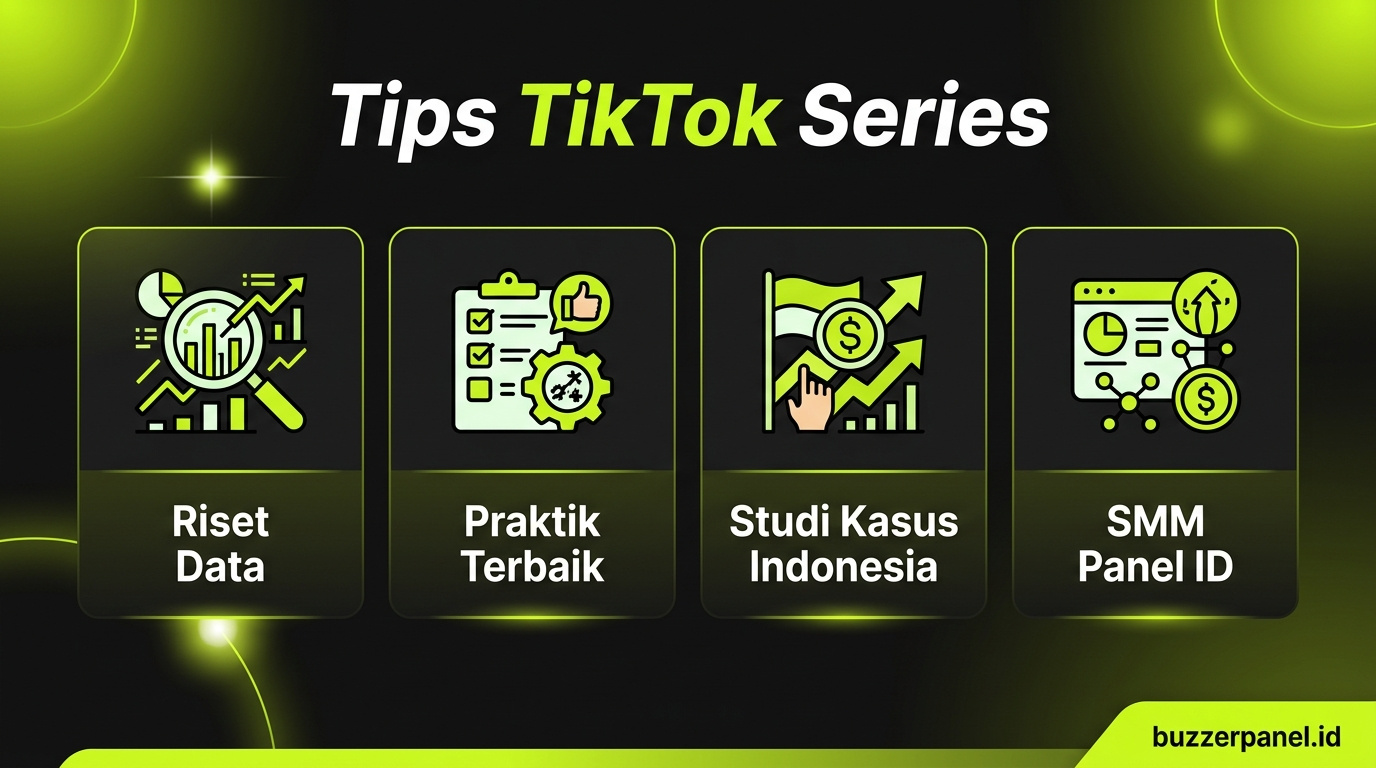 Infografik tips Tiktok Series Berbayar