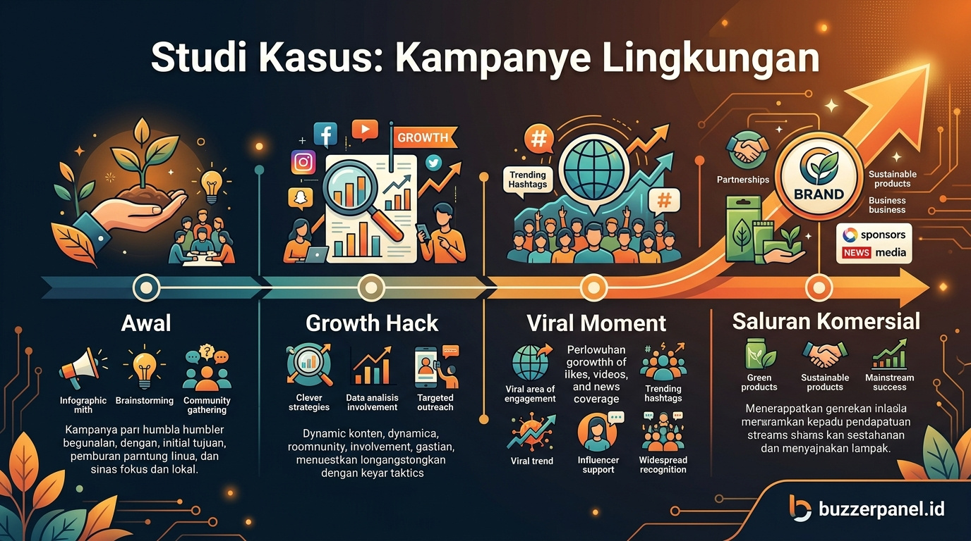 Timeline Promosi Kampanye Lingkungan Indonesia 2026 Timeline storytelling Promosi Kampanye Lingkungan Indonesia 2026