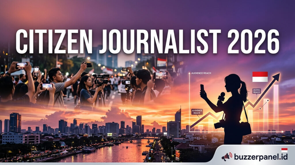 Cara Promosi Akun Citizen Journalist Indonesia 2026 – Studi Kasus