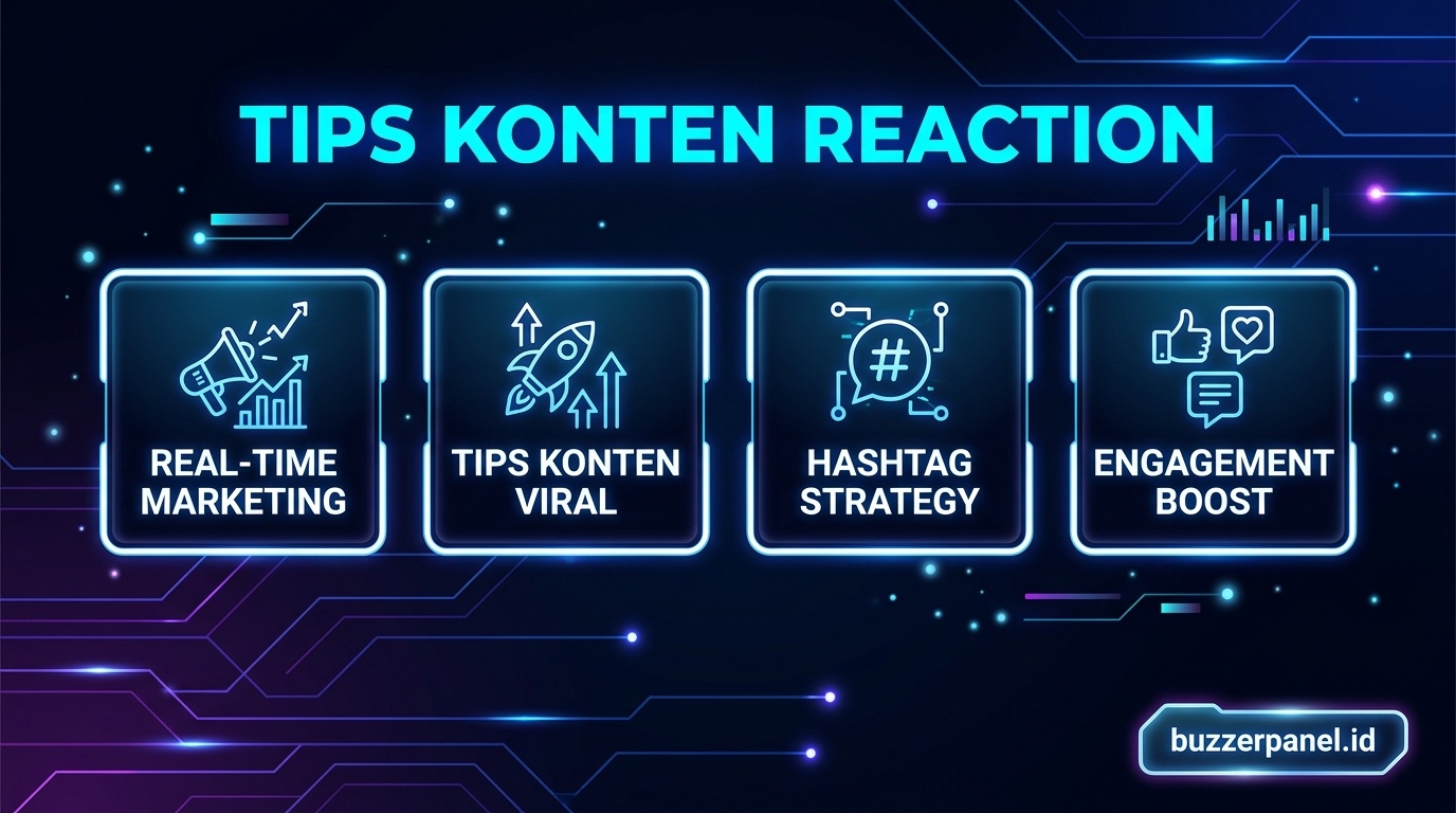 Konten Reaction Football Trending Viral infografis tips strategi