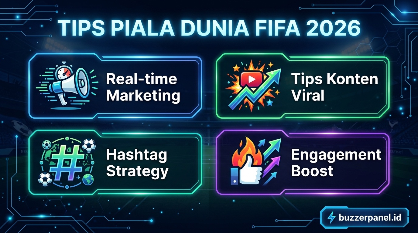 Boost Konten Piala Dunia 2026 infografis tips strategi
