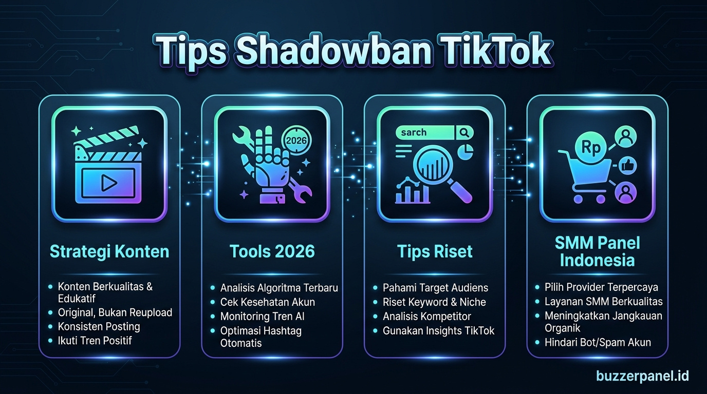 Recovery Shadowban TikTok Step-by-Step | Buzzerpanel.id Protokol recovery dari shadowban TikTok