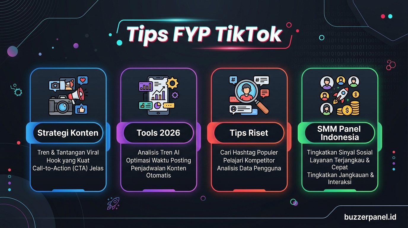 Timeline 60 menit pertama untuk dapat FYP TikTok 2026