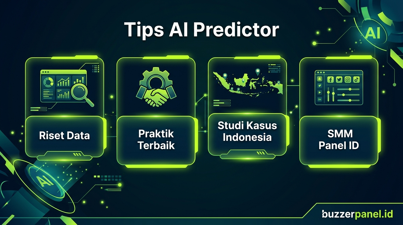 Infografik tips Ai Tools Analytics Predictor