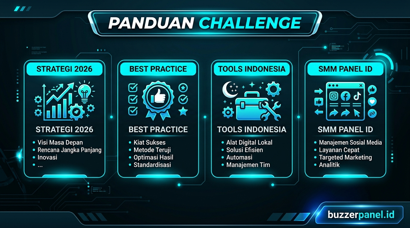 Infografik tips Konten Challenge Viral Tiktok 2026 - panduan Challenge