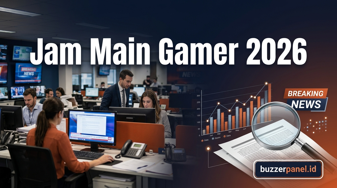 Ilustrasi Jam Main Rata Rata Gamer Indonesia 2026 - Jam Main Gamer