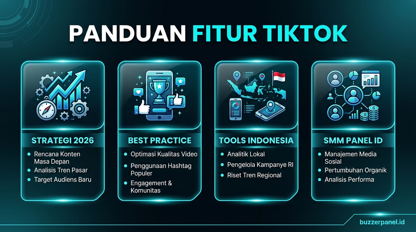 Infografik tips Update Fitur Tiktok 2026 2026 - panduan Fitur TikTok