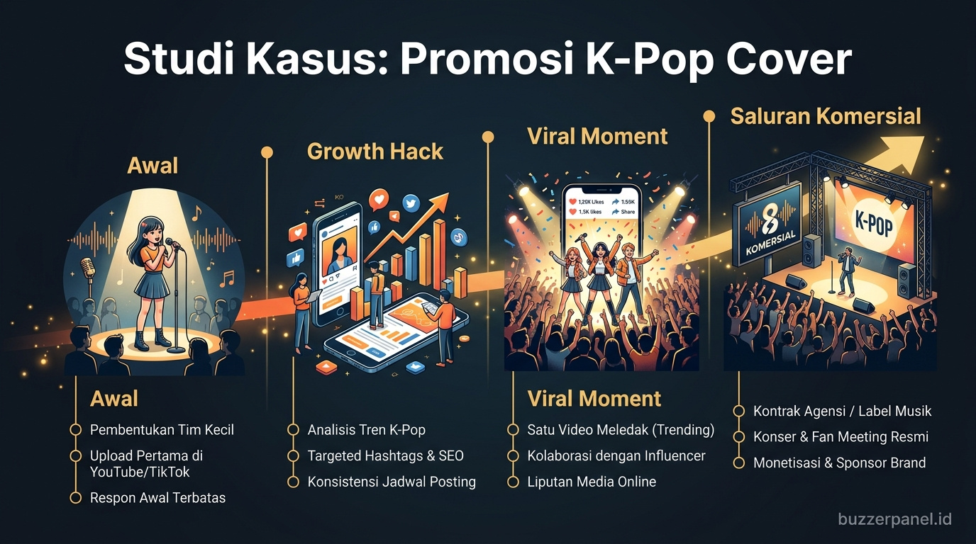 Timeline Promosi Kpop Cover Indonesia Asia Tenggara 2026 Timeline storytelling Promosi Kpop Cover Indonesia Asia Tenggara 2026