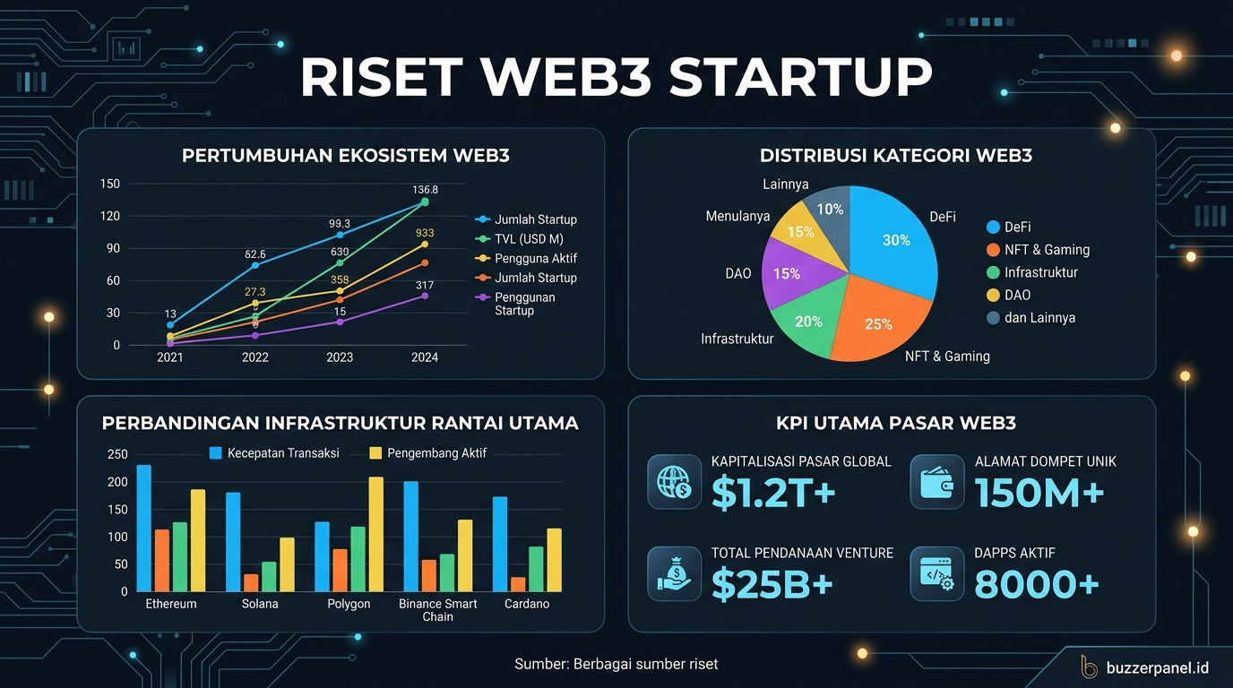 Data visualization Prediksi Web3 Startup Indonesia 2026