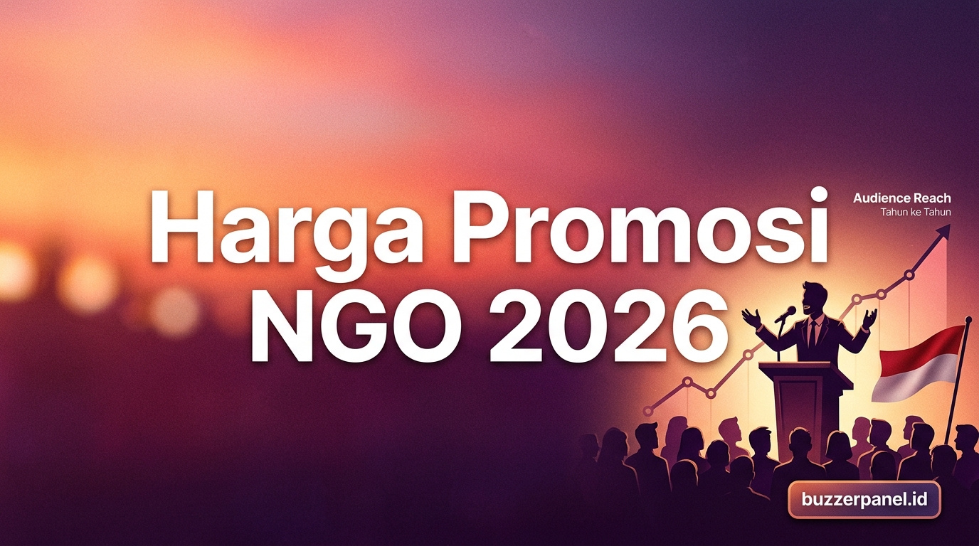 Harga Jasa Promosi Akun NGO Indonesia di Sosmed 2026