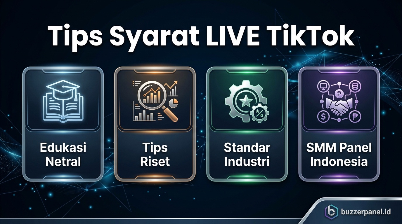 Live Tiktok Minimal Berapa Follower infografis tips evaluasi