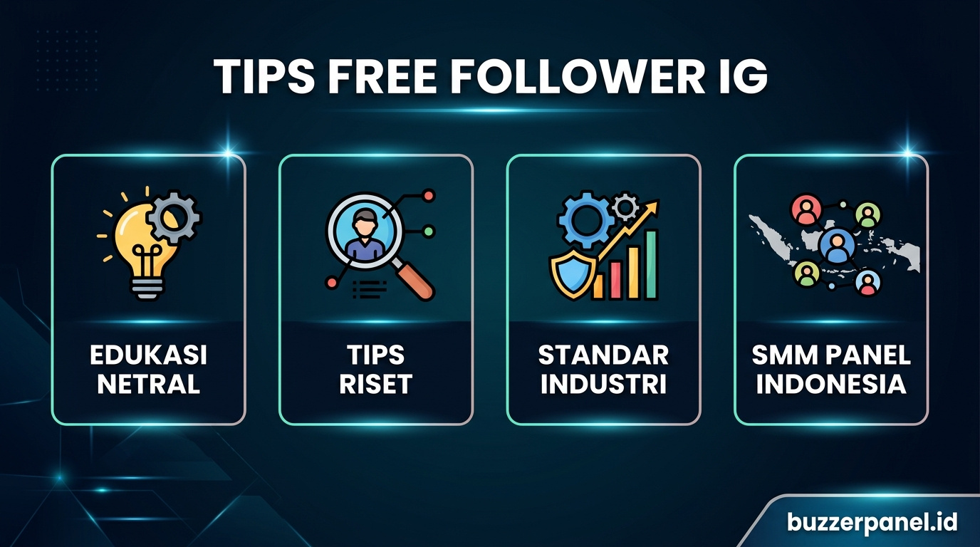 Free Follower Instagram infografis tips evaluasi