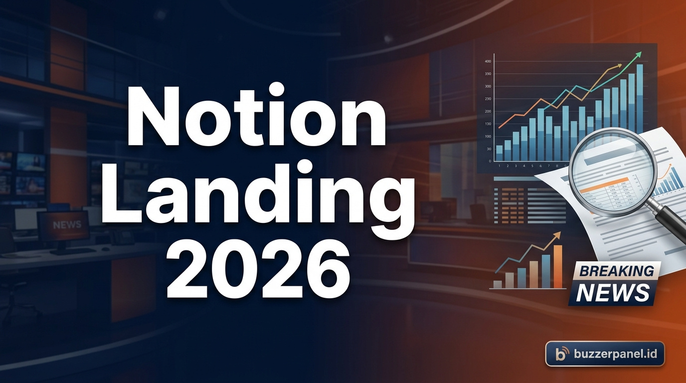 Ilustrasi Notion Landing Page Founder 2026 - Notion Landing