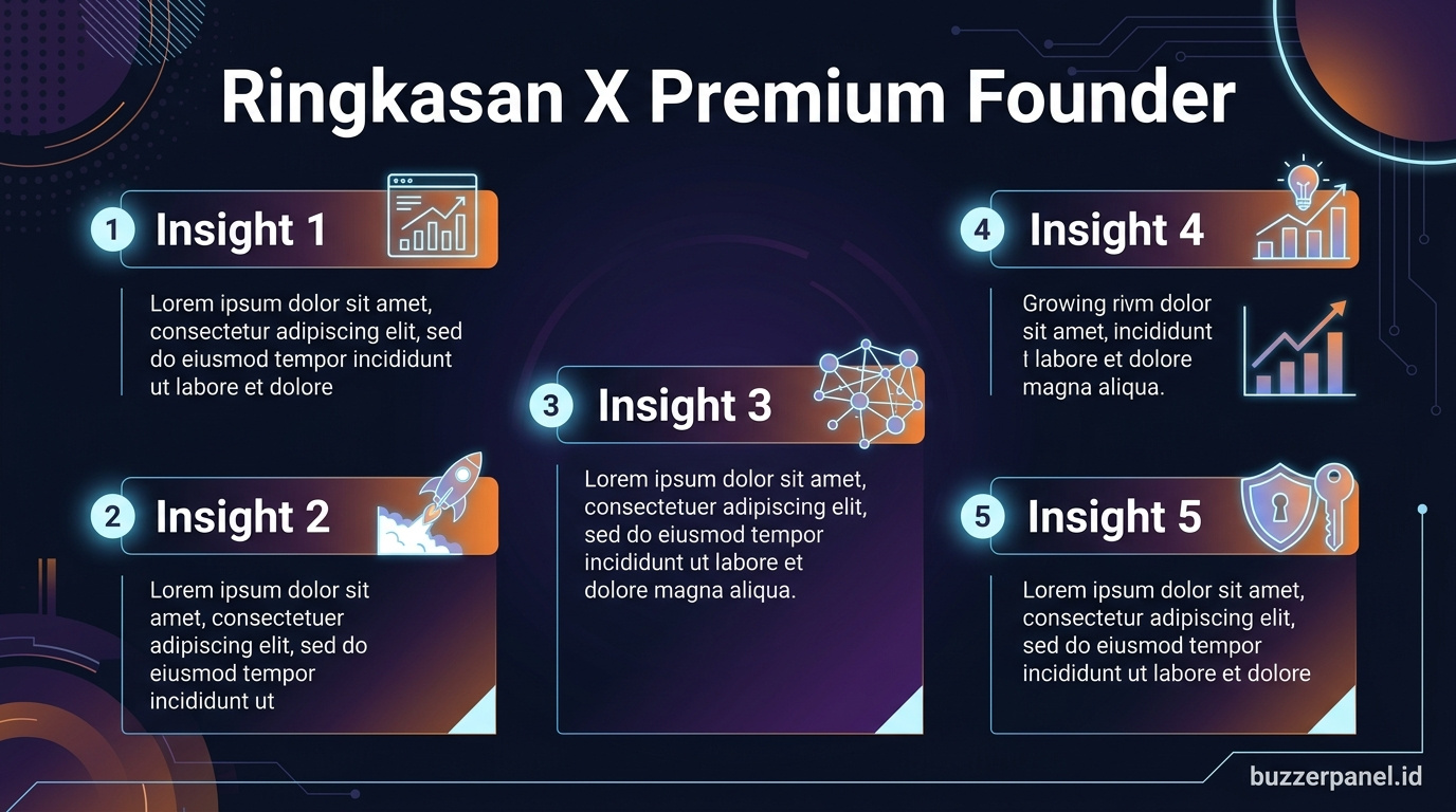 Ringkasan insight Setting Twitter X Premium Founder 2026