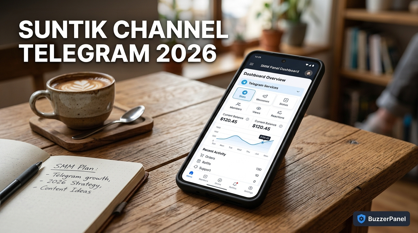 Panduan Suntik Channel Telegram 2026 di BuzzerPanel Indonesia