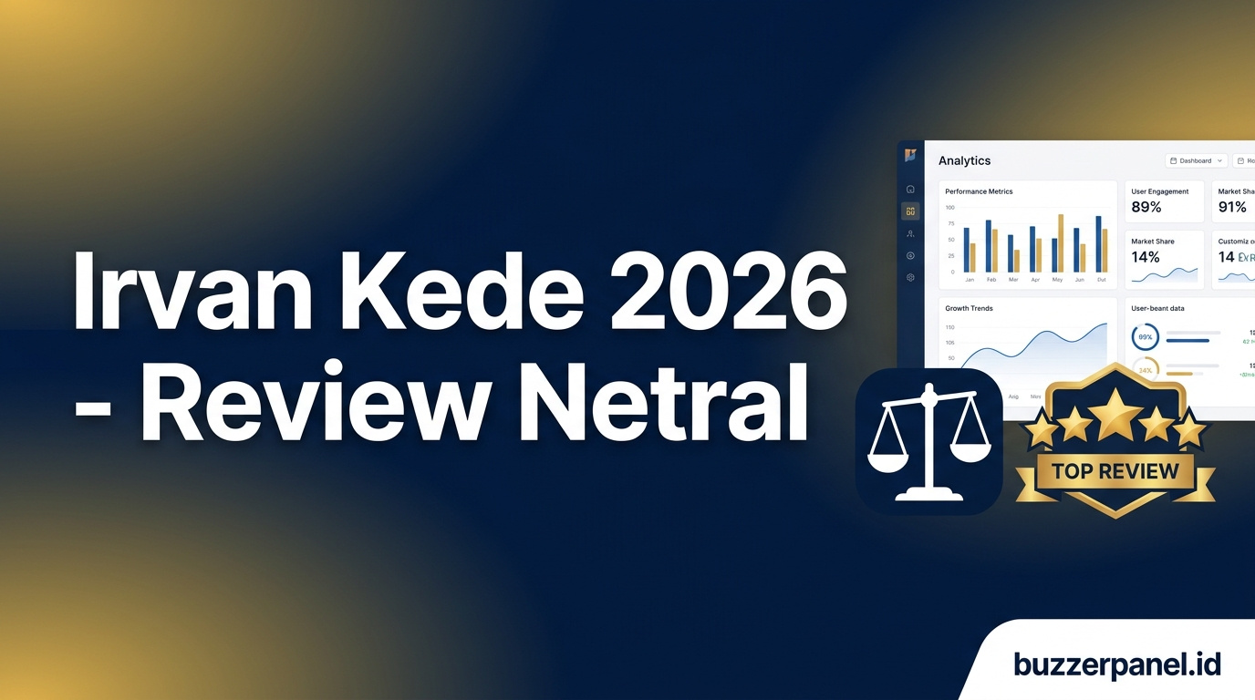 Review netral Irvan Kede 2026 di BuzzerPanel