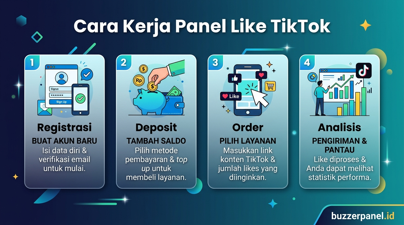 Analisis Panel Like Tiktok 2026 Infografik analisis Panel Like Tiktok 2026