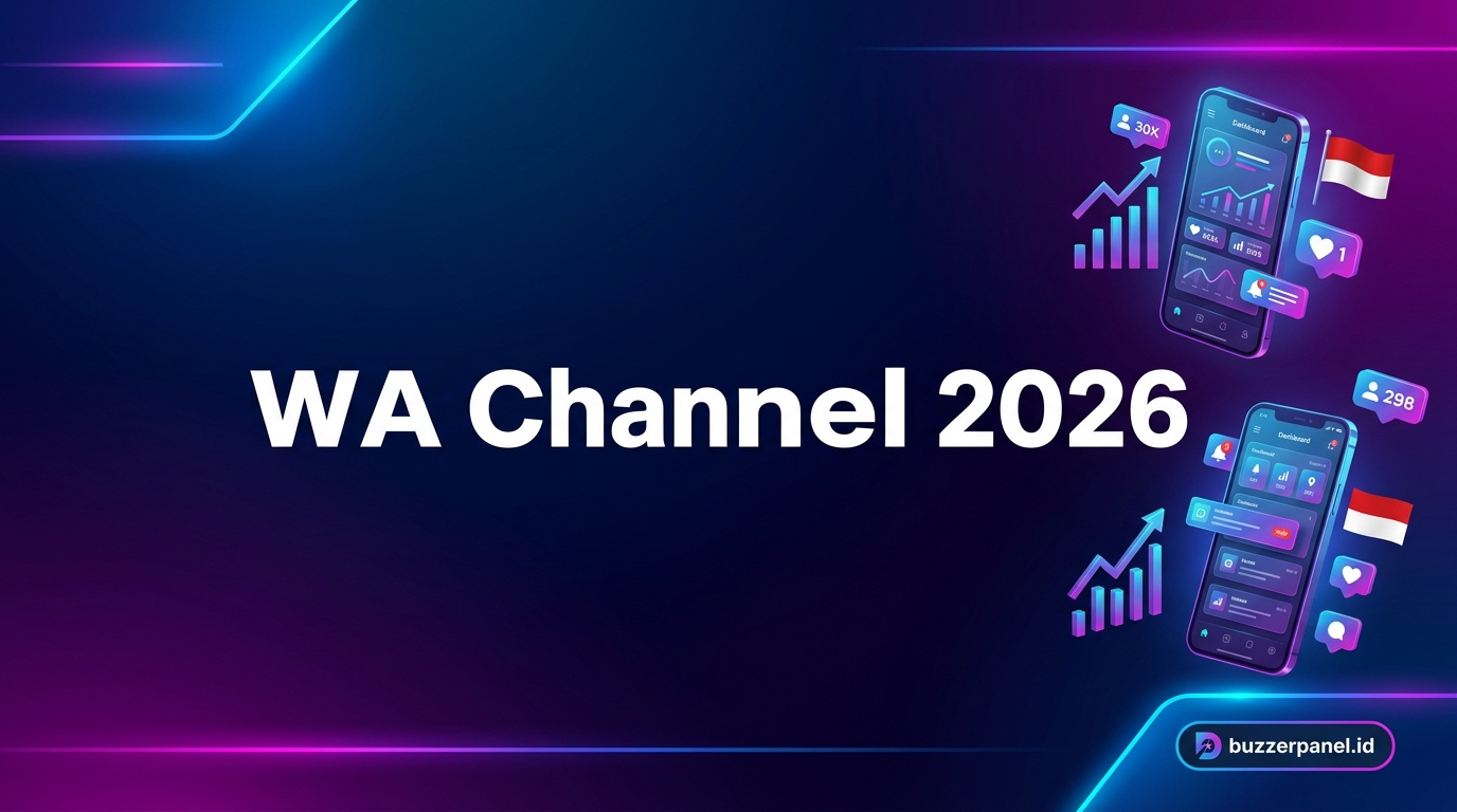 Panduan whatsapp channel strategy 2026 di BuzzerPanel Indonesia