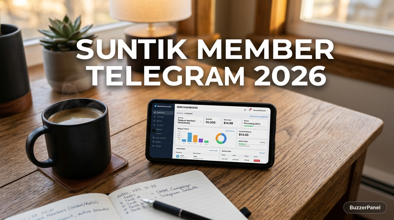 Panduan Suntik Member Telegram 2026 di BuzzerPanel Indonesia