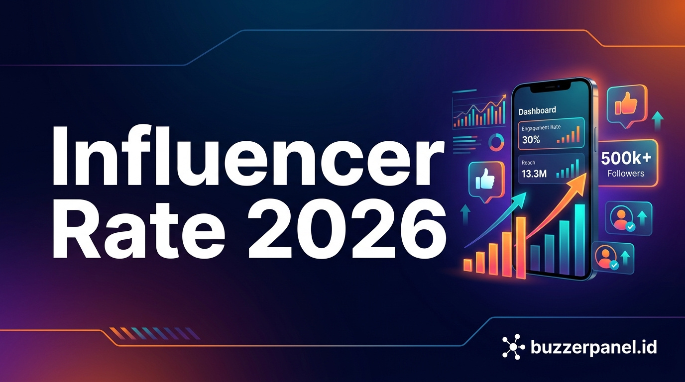 Panduan influencer marketing rate card indonesia 2026 di BuzzerPanel Indonesia