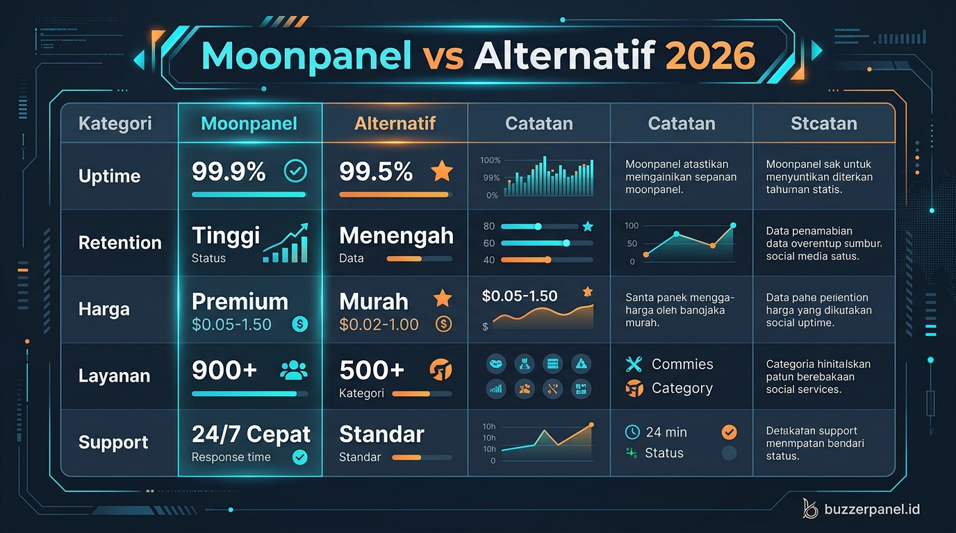 Compare Moonpanel alternatif 2026