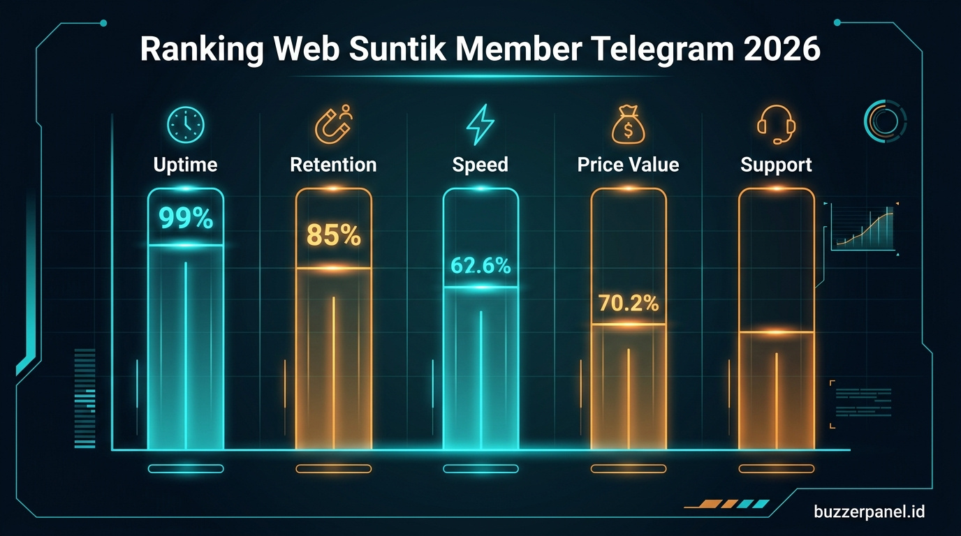 Infografik analisis Web Suntik Member Telegram 2026