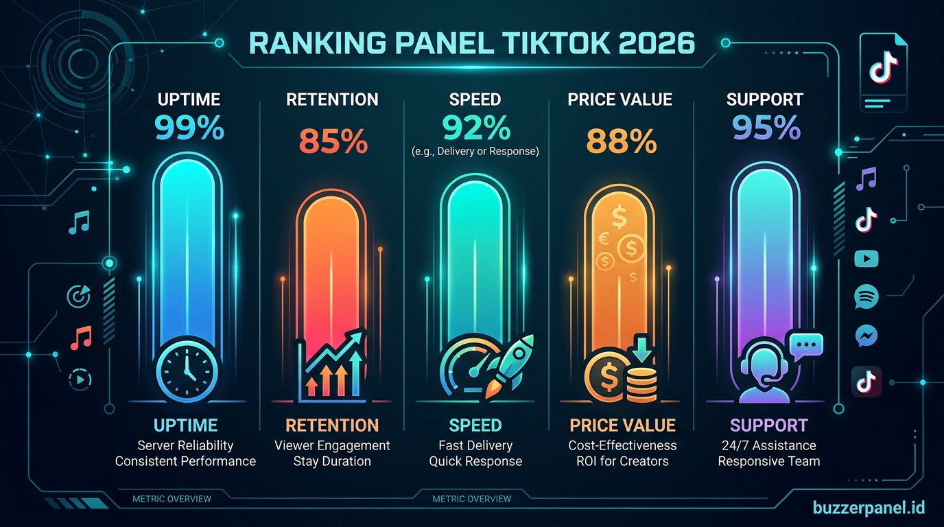 Infografik analisis Panel Tiktok 2026