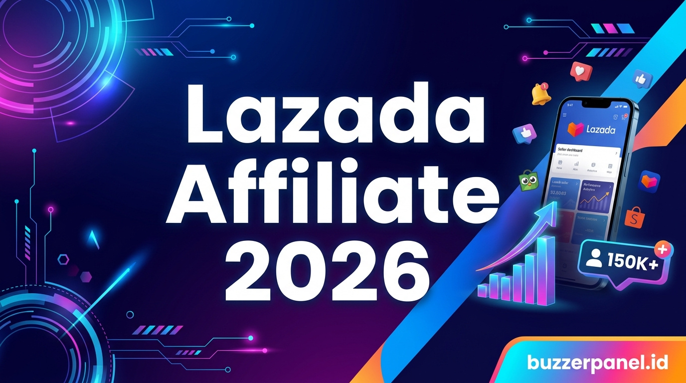 Panduan lazada affiliate program indonesia 2026 di BuzzerPanel Indonesia