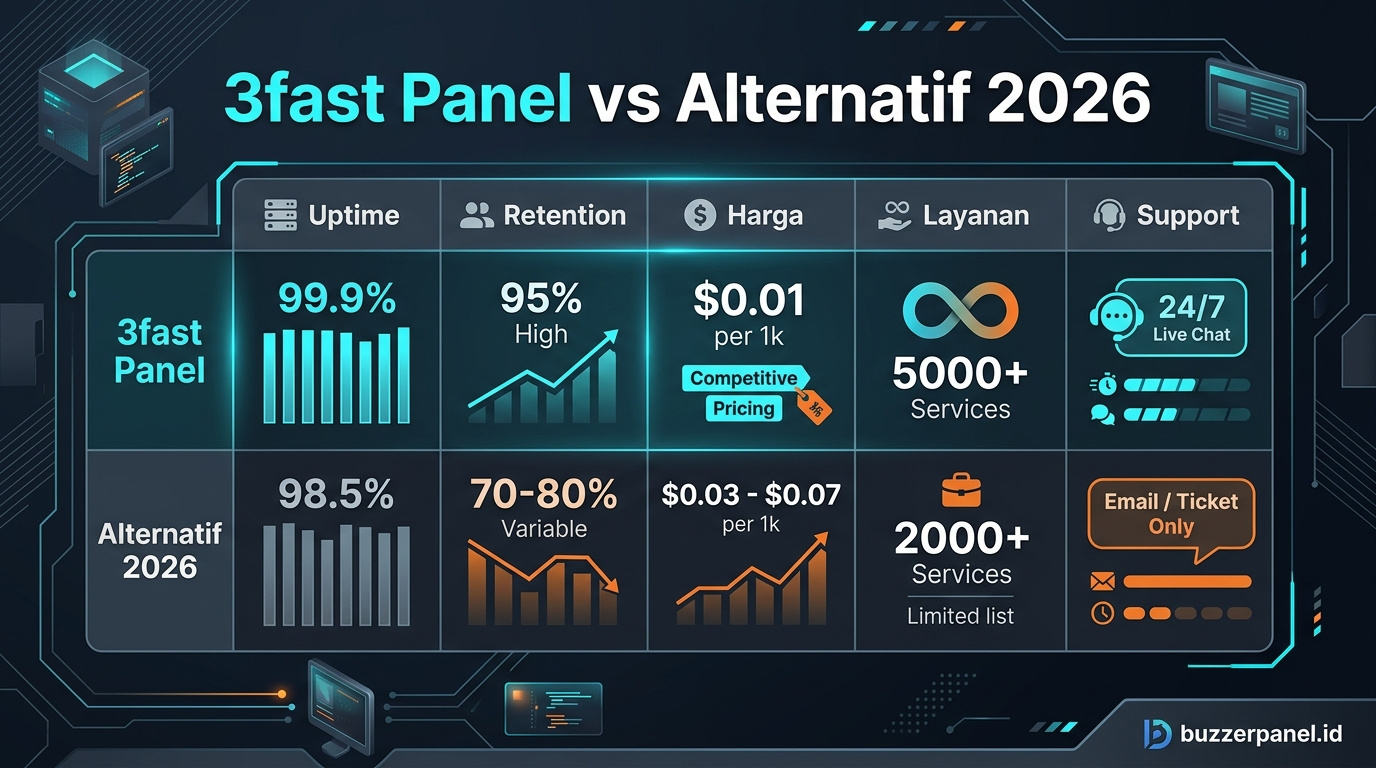 Compare 3fast Panel alternatif 2026