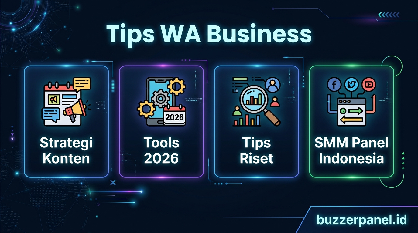 Infografik analisis cara bikin whatsapp business pro 2026