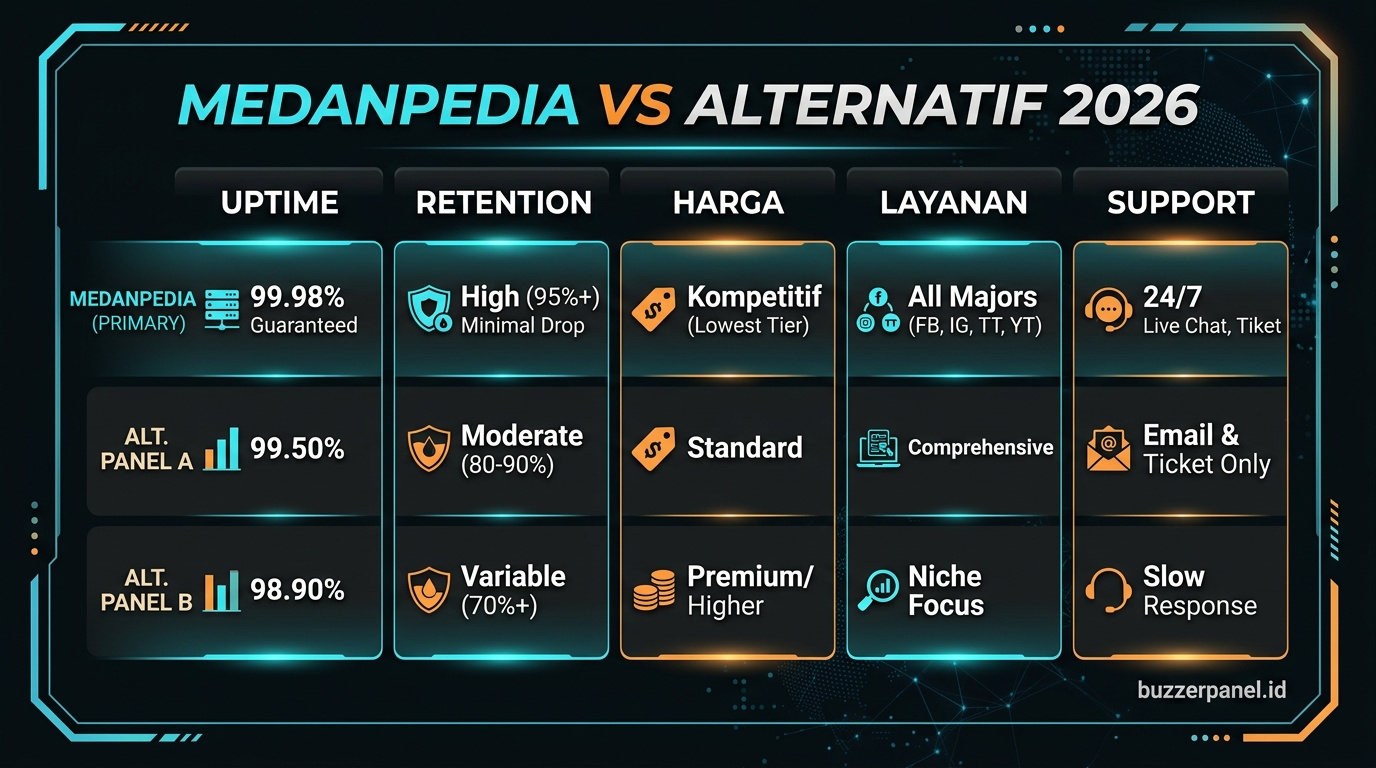Compare Medanpedia alternatif 2026