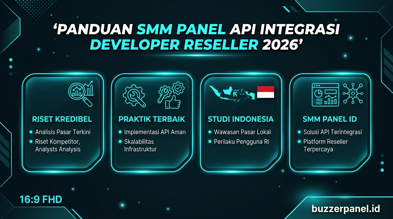 Infografik analisis smm panel api integrasi developer reseller 2026